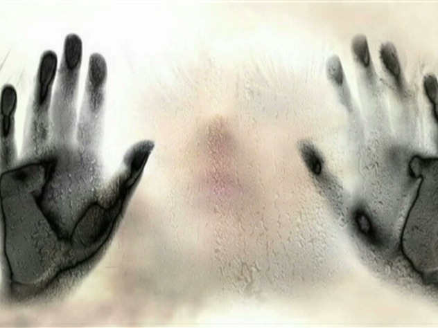 bipolar awakening - Spiritual shadow of face and hands